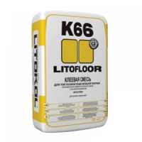 Клей для плитки  LitoFloor  К66 25 кг