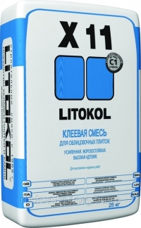 Клей для плитки LitoKol  Х11 25 кг